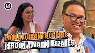 Paola Durante le PIDE PERDÓN a Mario Bezares en La Casa de los Famosos México Reportaje [upl. by Barbi]