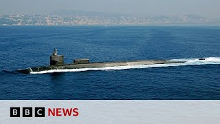 US sends submarine to Middle East as tensions grow  BBC News [upl. by Carce]