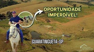 FAZENDA À VENDA EM GUARATINGUETÁ  SP  58 Alqueires Oportunidade Única [upl. by Grata]