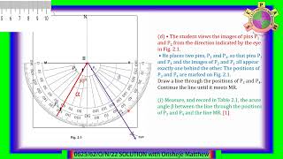 062562ON22 SOLVED STEP BY STEP IGCSE PHYSICS PAPER 6 PRACTICAL OCTOBER NOVEMBER 2022 [upl. by Arabela317]