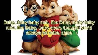 Justin Bieber ft Ludacris  Baby Chipmunk version StudioVersion with Lyrics HQ [upl. by Isadore731]