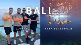 Bali Adventures Pt1  Island Hopping Beach Clubs and Manta Ray Tour [upl. by Ylen]