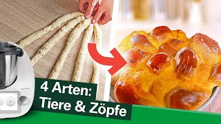 Oster Hefezopf Rezept DAS kannst du draus machen [upl. by Palm943]