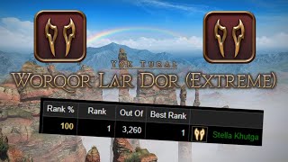 Worqor Lar Dor Extreme  Rank 1 Viper PoV 286599 rDPS Patch 705 [upl. by Sosthina]