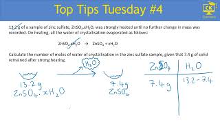 A Level Chemistry Using diagrams in calculations from experiments [upl. by Aztilay897]