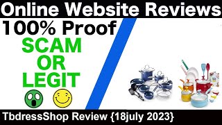 Tbdress shop Reviews 18th July 2023 😱 100 Proof  ❎ Is Tbdress shop SCAM or LEGIT ✅ 🤔 [upl. by Ely23]