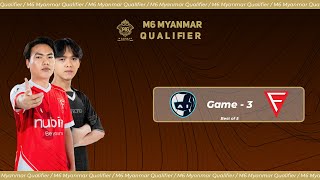 Game  3 AI ESPORTS vs FALCON ESPORTS  M6 Myanmar Qualifier [upl. by Neliac111]