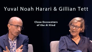 Yuval Noah Harari amp Gillian Tett  CogX Festival  Close Encounters of the AI Kind [upl. by Tillinger]