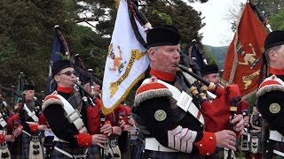 The Atholl Highlanders play Glendaruel Highlanders amp Dovecote Park [upl. by Bradshaw515]