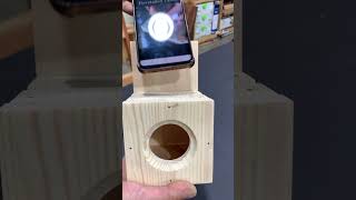 DIY Wooden Speaker Mobile Phone Amplifier shorts [upl. by Elinnet]