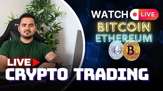 Crypto Live Trading  19 June  thetraderoomsss bitcoin ethereum cryptotrading [upl. by Vlad]