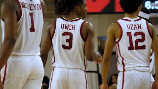 OU mens basketball Highlights from Sooners win over UAPB [upl. by Gnaht]