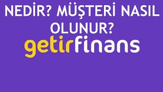 Getir Finans Nedir Müşteri Nasıl Olunur Kredi Kartı Başvurusu [upl. by Culliton]