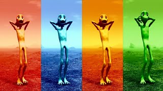 Alien dance VS Funny alien VS Dame tu cosita VS Funny alien dance VS Green alien dance VS Dance song [upl. by Armallas]