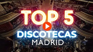 ESTAS DISCOTECAS son las 5 MEJORES de ESPAÑAMADRID [upl. by Roland]