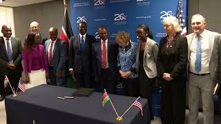 President Ruto at the Johns Hopkins Bloomberg Centre Washington DC [upl. by Ahsiema]