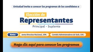 Las elecciones de Unisalud 20242026 ya iniciaron ¡Conozca las propuestas de los candidatos [upl. by Flip]