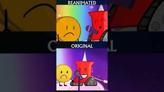 BFDIA 14 Pointy Pointy Pointy Song Original vs Reanimated COMPARISON shorts [upl. by Euqinorev123]