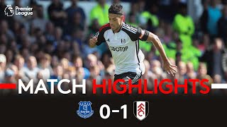 HIGHLIGHTS  Everton 01 Fulham  Starting 202324 With A Road Win At Goodison 🔥 [upl. by Htennaj]