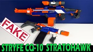 NERF STRYFE CQ10  STRATOHAWK Kaufen oder lieber nicht  Vergleich mit Zubehör [upl. by Alioz]