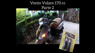 Vento Volare 170 cc Scooter con elegancia y accesorios extras [upl. by Leruj]