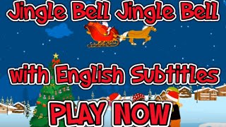 Jingle Bell Jingle Bell with English Subtitles  Nursery Rhymes  Kids Rhymes [upl. by Lessig]