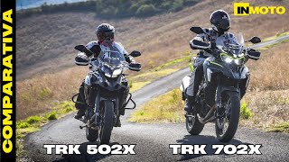 Prova Benelli TRK 502 X Vs 702 X guerra in famiglia [upl. by Nerland155]