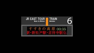 発車メロディ  JR EAST TOUR  Remix [upl. by Nedyah952]