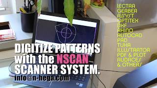 Pattern Digitizing Digitize Patterns amp Templates with the NScan Scanner System Pattern Digitizer [upl. by Llenrev]