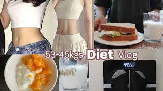 5543kg Diet Vlog  what I eat in a Week to Lost weight 6kg and Waist 10cm 🌙 Reset diet [upl. by Ij]