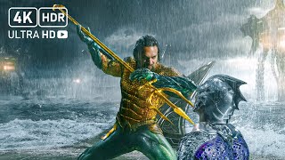 Aquaman Full Action amp Fight Scene 4K HDR Hollywood Movie Highlights  2024 Edition [upl. by Duile]