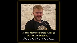 Connor Marrons Funeral Cortége amp Video Tribute Full Version WJ O’Donnell amp Sons FD [upl. by Ailem]