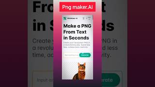 AI Texttopng Maker AI Tool  pngmaker AI [upl. by Ethelstan]