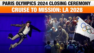 Tom Cruise Accepts Olympic Mission for LA at Paris Olympics 2024 Closing Ceremony  News9 [upl. by Alahc293]