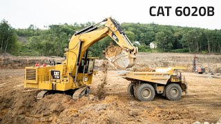 CAT 6020B Loading 777 Trucks in a Coal Mine [upl. by Oflodor850]