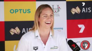 Emily Seebohm 2017 Trials Pre Meet Interview [upl. by Roxine791]