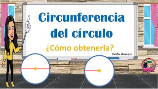 Circunferencia y perímetro del círculo [upl. by Giliane]