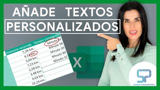 FORMATO PERSONALIZADO en Excel con NÚMEROS y LETRAS ✅ [upl. by Stover857]