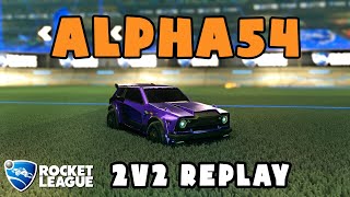 Alpha54 Ranked 2v2 POV 425  Alpha54 amp oaly VS Kaydop amp Syracks  Rocket League Replay [upl. by Anele218]