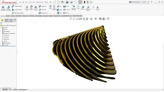 3D Modeling with Helix command in SolidWorks [upl. by Renraw13]