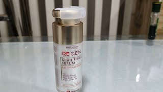 truderma regen night repair serum unboxing and handson fitbalaghati unboxing beuty skincare [upl. by Kaylee]