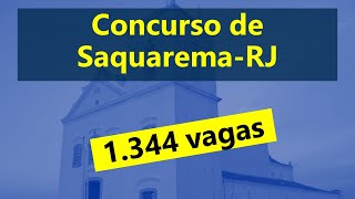 Concurso de Saquarema  RJ 2022  1344 vagas [upl. by Iah570]