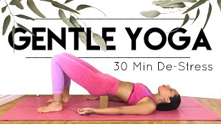 Restorative Yoga For Stress Relief  30 Minute Yoga [upl. by Saloma]