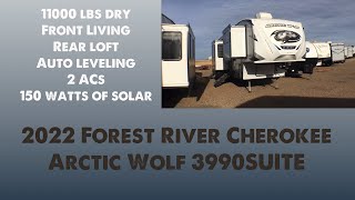 Dont Miss Out on the 2022 Forest River Arctic Wolf 3990SUITE [upl. by Nibor]