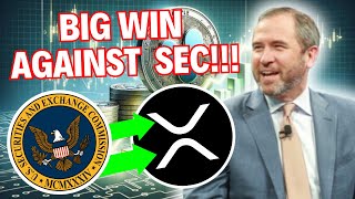 RIPPLE XRP NEWS TODAY XRP CEO BRAD GARLINGHOUSE REVEALS BIG WIN AGAINST SEC [upl. by Etnoved160]