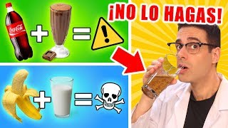 7 COSAS QUE NUNCA DEBES COMER JUNTAS ¿MITO O REALIDAD  Curiosidades con Mike [upl. by Munford183]