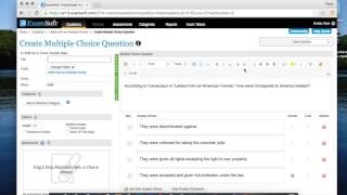 Creating Multiple Choice Questions in ExamSoft [upl. by Ahsieit595]