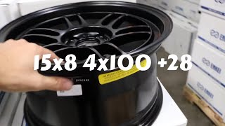 Wheel Wednesday Enkei RPF1 14x7 and 15x8 28 4x100 Racing Wheel for Civics Miatas E30 and more [upl. by Napier423]