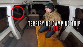 CAMPING ALONE INSIDE MY VAN at USA MOST HAUNTED FARM VERY SCARY [upl. by Legge]