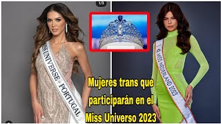 Dos candidatas transgénero del Miss Universo 2023 [upl. by Iloj]